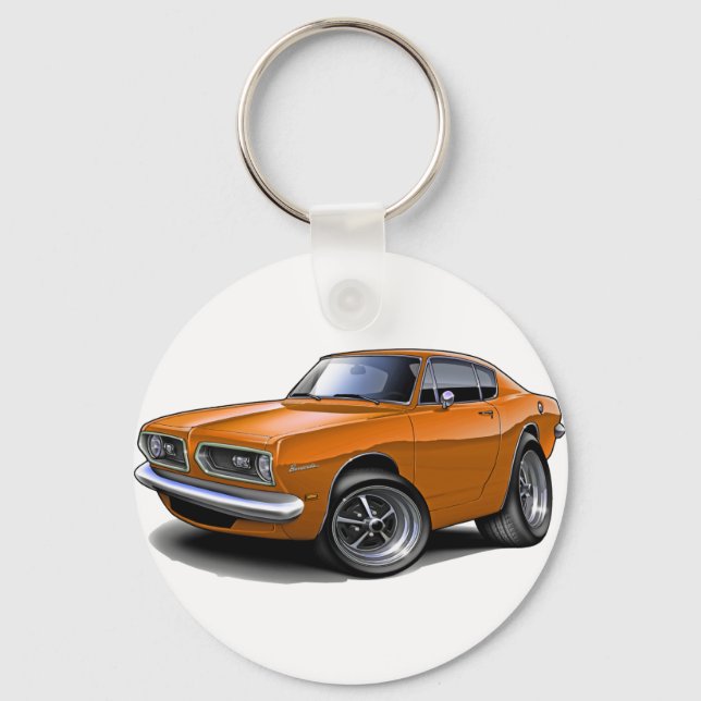 Porte-clés Voiture orange Barracuda 1967-69 (Recto)