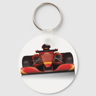 Porte-clés Voiture Red Racing