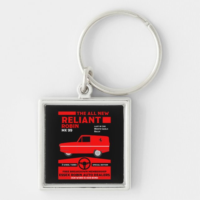 Porte-clés Voiture Robin Reliant (Devant)