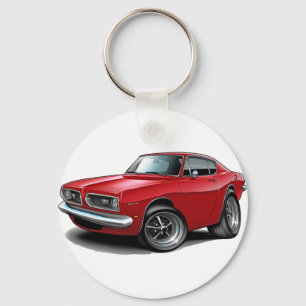 Porte-clés Voiture rouge Barracuda 1967-69