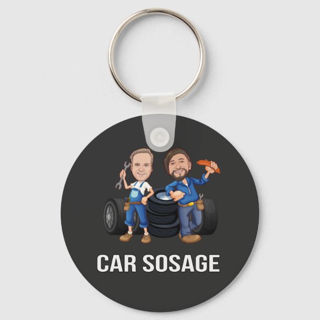 Porte-clés voiture sos âge 2 (Recto)