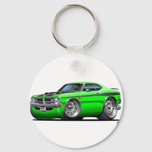 Porte-clés Voiture verte Dodge Demon