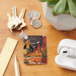 Porte-clés Voiture volant vintage de science fiction futurist<br><div class="desc">illustration vintage image de science-fiction voyage et transport avec un livre classique retro sci fi milieu urbain avec une ville de l'avenir. Les bâtiments architecturaux sont en forme de cônes et les véhicules volent dans le ciel comme des oiseaux tandis que la foule se déplace à travers la métropole.</div>