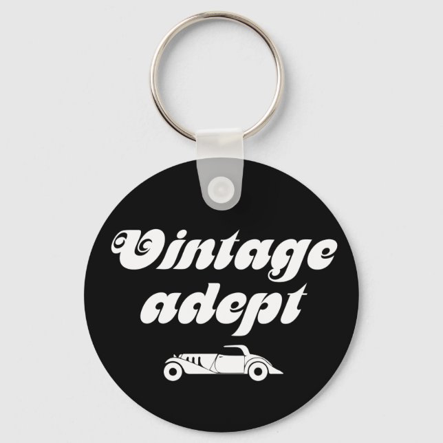 Porte-clés Voitures anciennes adeptes (Recto)