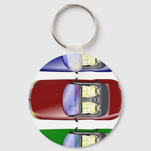 Porte-clés Voitures colorées (Recto)