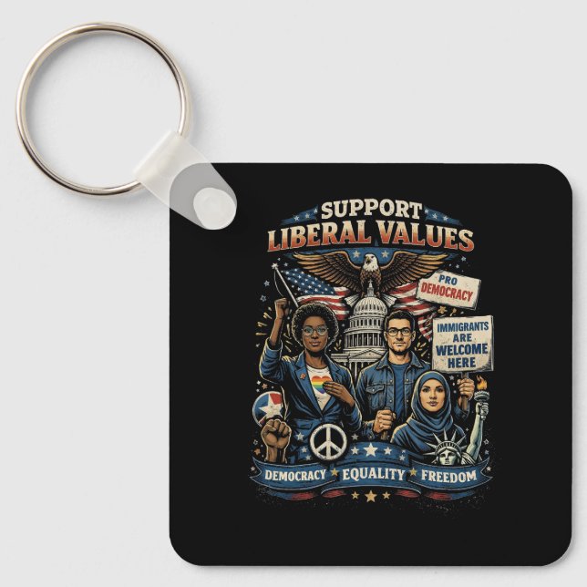 Porte-clés Voix de la Liberté (Recto)