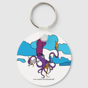 Porte-clés vol-calmar-avion, www.zazzle.com/lizzadactyl*
