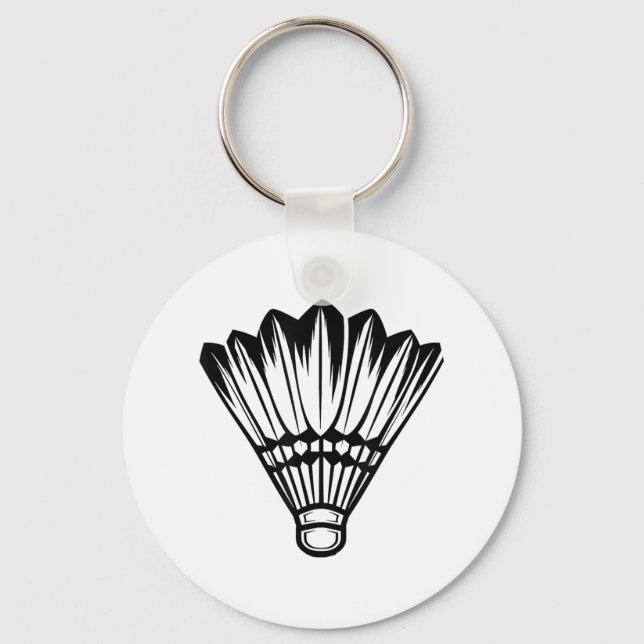 Porte-clés Volant de badminton (Recto)