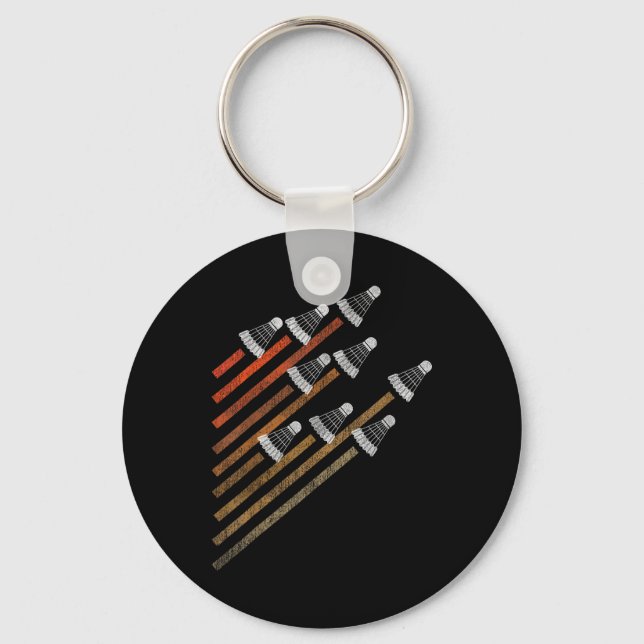 Porte-clés Volant de badminton (Recto)