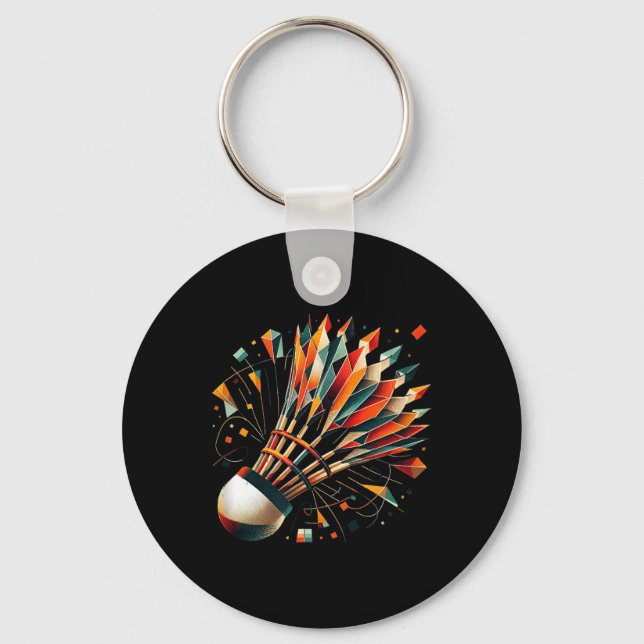 Porte-clés Volant de badminton (Recto)