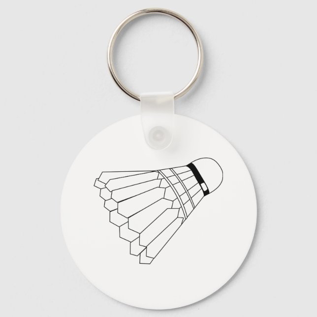Porte-clés Volant de badminton (Recto)