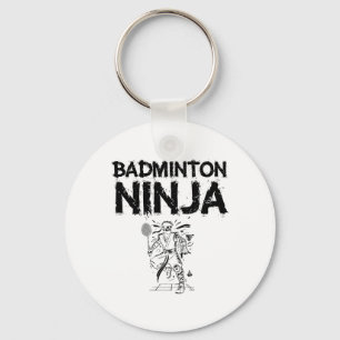 Porte-clés Volant de badminton d'art Splash