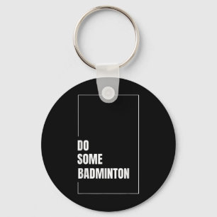 Porte-clés Volant de badminton dynamique Racket Sport Jouer C