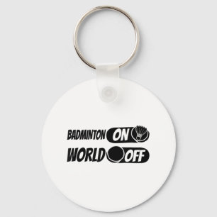 Porte-clés Volant de badminton Racket - Team Badminton On Wor