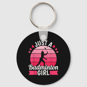 Porte-clés Volant de Badminton - Raquette Juste Un Badminto