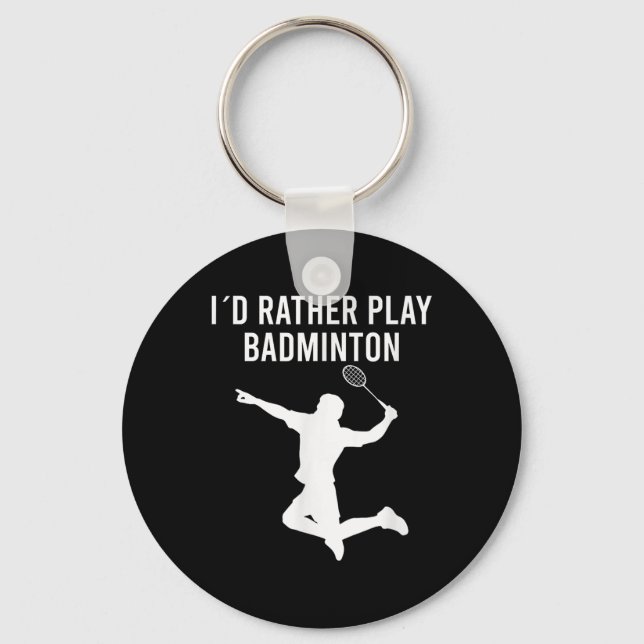 Porte-clés Volant de badminton Sayings (Recto)
