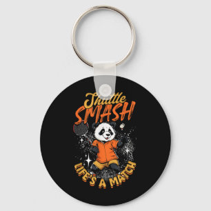 Porte-clés Volant de badminton Smash Lifes A Match