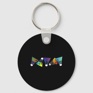 Porte-clés Volants de badminton colorés