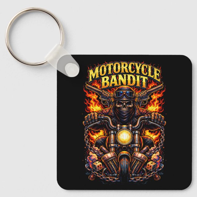 Porte-clés Voleur à moto (Recto)
