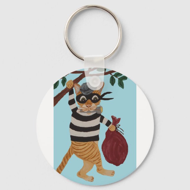 Porte-clés Voleur de Chat (Recto)