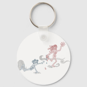 Porte-clés voleur de singe