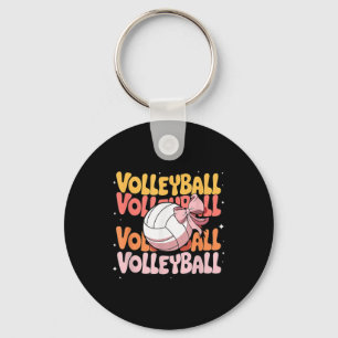 Porte-clés Volley-ball super Coquette Bow Volleyball Lover Vo