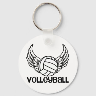Porte-clés Volleyball avec des ailes