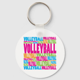 Porte-clés Volleyball coloré