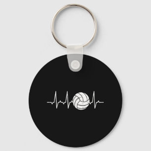 Porte-clés Volleyball Heartbeat Cute Fun