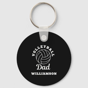 Porte-clés Volleyball Papa Fête des pères cadeau pour papa