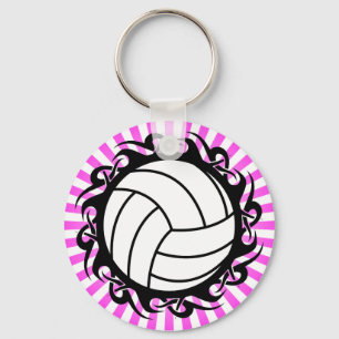 Porte-clés volleyball tribal