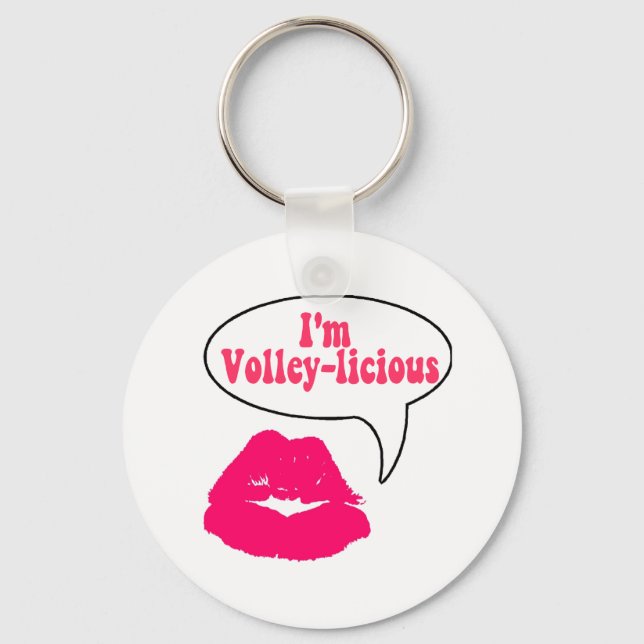 Porte-clés VolleyChick Volley-licious (Recto)