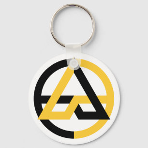Porte-clés Voluntaryist Basic Button Keychain
