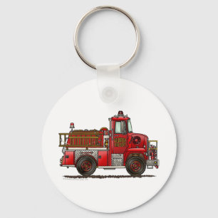 Porte-clés Volunteer Fire Truck Firefighter