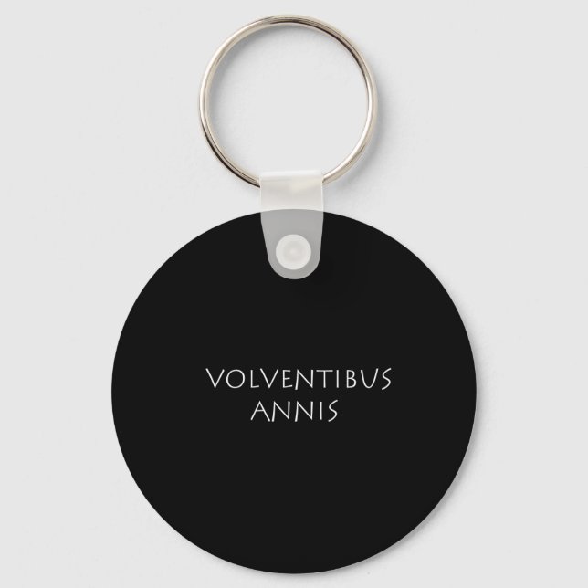 Porte-clés Volventibus annis (Recto)