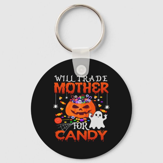 Porte-clés Vont Échanger Mère Pour Candy Funny Halloween Enfa (Recto)