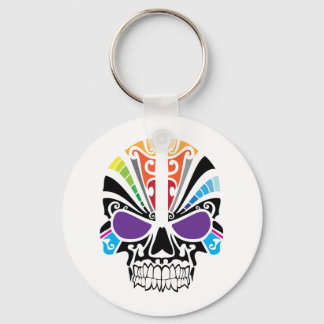 Porte-clés Voodoo Rainbow Skull