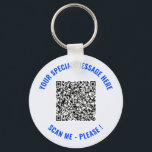 Porte-clés Vos informations d'analyse de code QR Porte - clé<br><div class="desc">Choisissez Couleurs et Polices - Concevez votre propre Porte - clé avec votre code QR spécial Info et texte personnalisé Cadeau Porte - clé moderne personnalisé - Ajouter votre code QR - Image ou logo - photo / Texte - Nom ou autre information / message - Redimensionner et déplacer ou...</div>