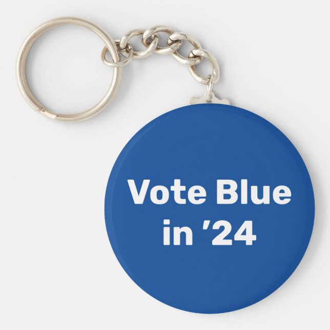 Porte-clés Vote Blue en 2024 (Devant)