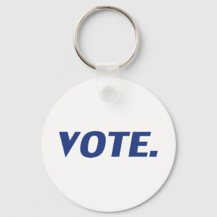 Porte-clés vote - blue white