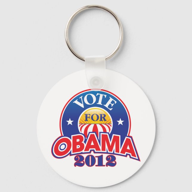 Porte-clés Vote pour Obama 2012 (Recto)