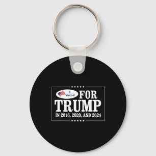 Porte-clés Voté Pour Trump En 2016 2020 Et 2024