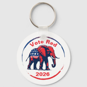 Porte-clés Vote Red 2026
