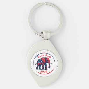 Porte-clés Vote Red 2026