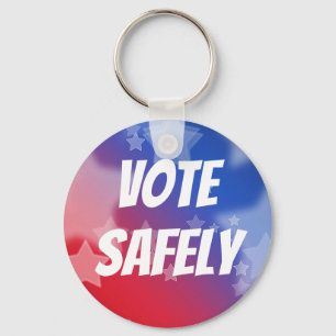 Porte-clés Voter en toute sécurité