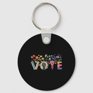 Porte-clés Votez Comme Ruth Vous A Envoyé Fleurs Feminist Lgb