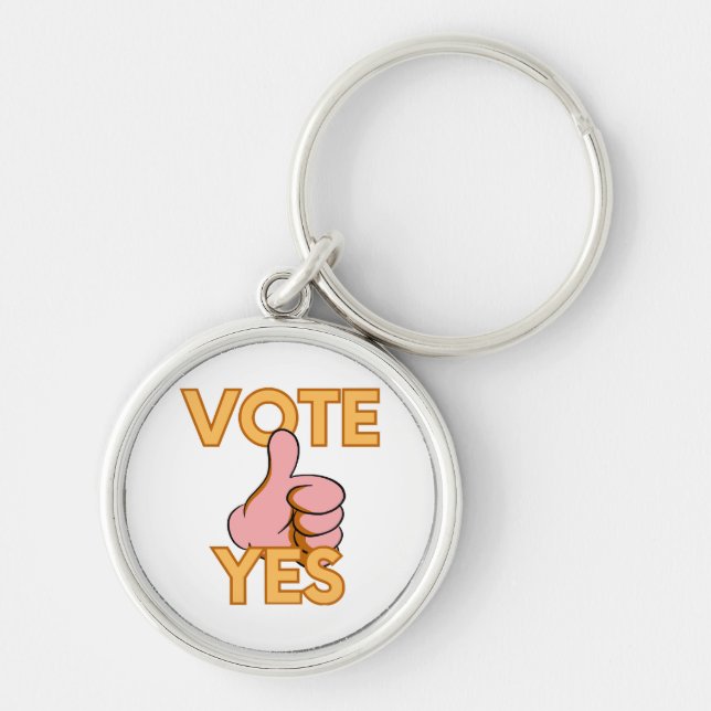 Porte-clés Votez oui (Devant)