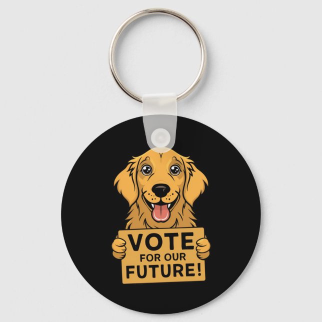Porte-clés Votez Pour L'Avenir ! Autocollant (Recto)