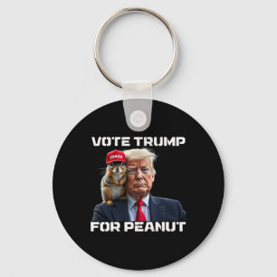 Porte-clés Votez Trump Pour L'Arachide L'Écureuil