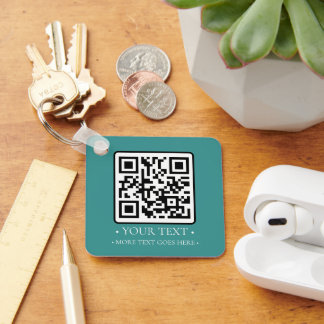 Porte-clés Votre code QR d'entreprise